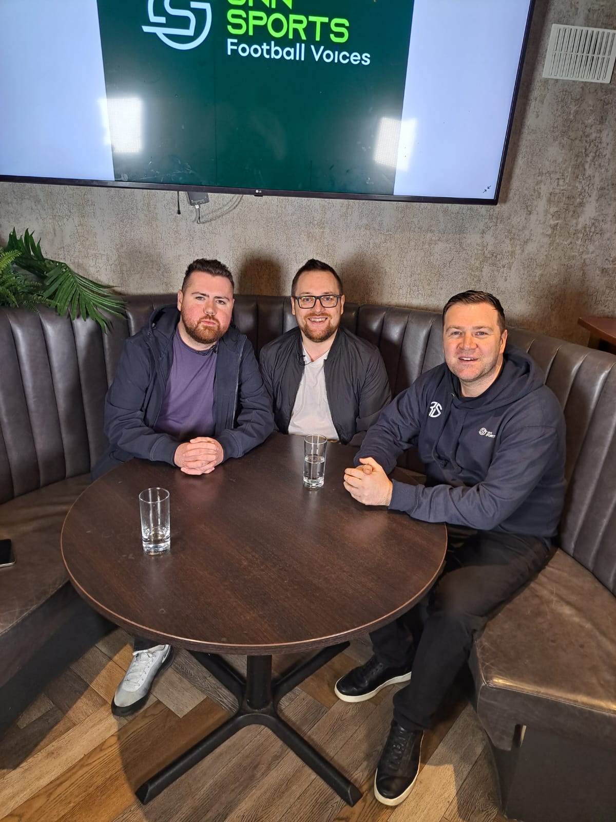 Joe Quinn with the SNN Sports Football Voices team